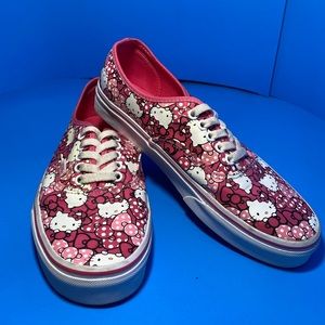 Vans Limited Edition Rare HELLO KITTY Authentic Pink